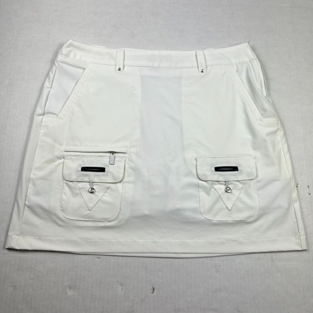 Jamie Sadock White Skort with Pockets